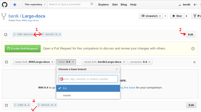 How to pull request